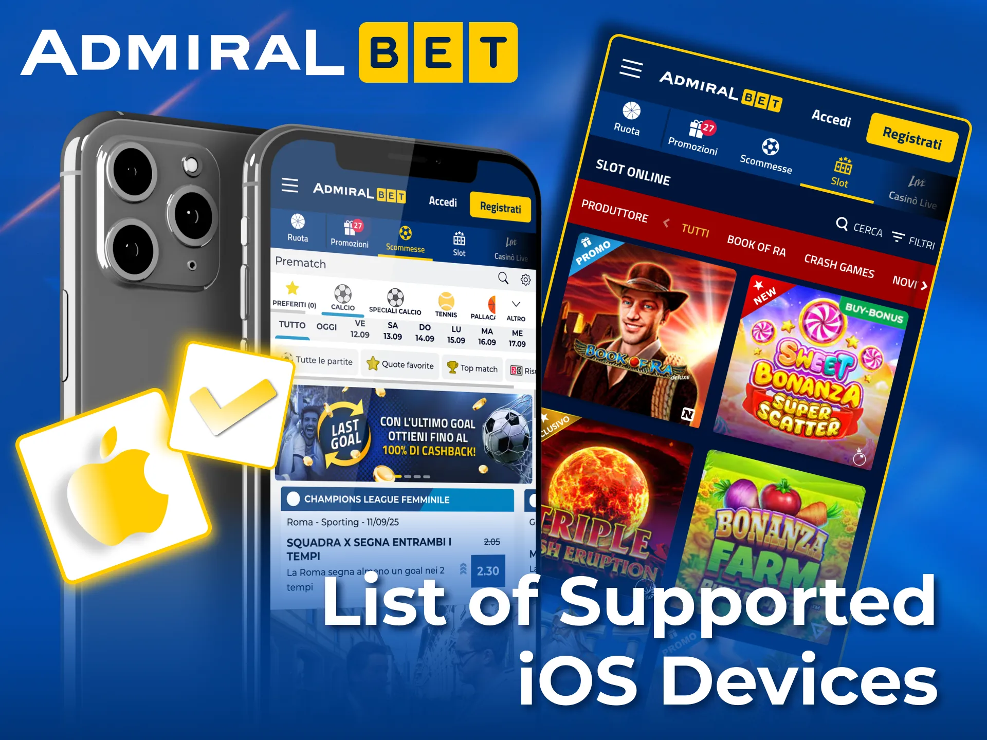 Enjoy flawless gameplay on iOS with the AdmiralBet optimized app.