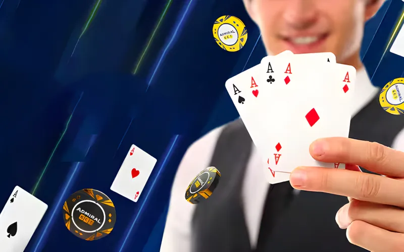 AdmiralBet rewards poker with a bonus credited at a threshold.