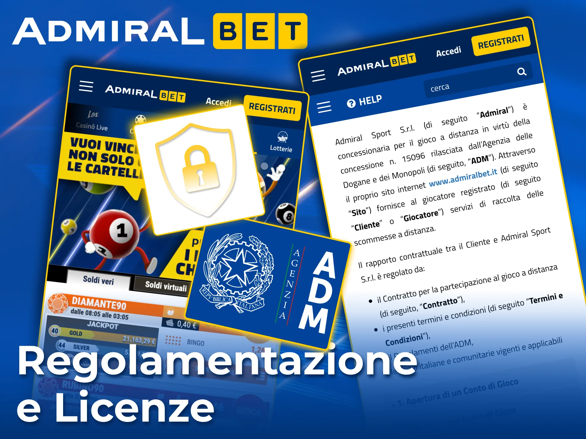 AdmiralBet è uno dei migliori casinò in possesso di tutte le licenze necessarie.