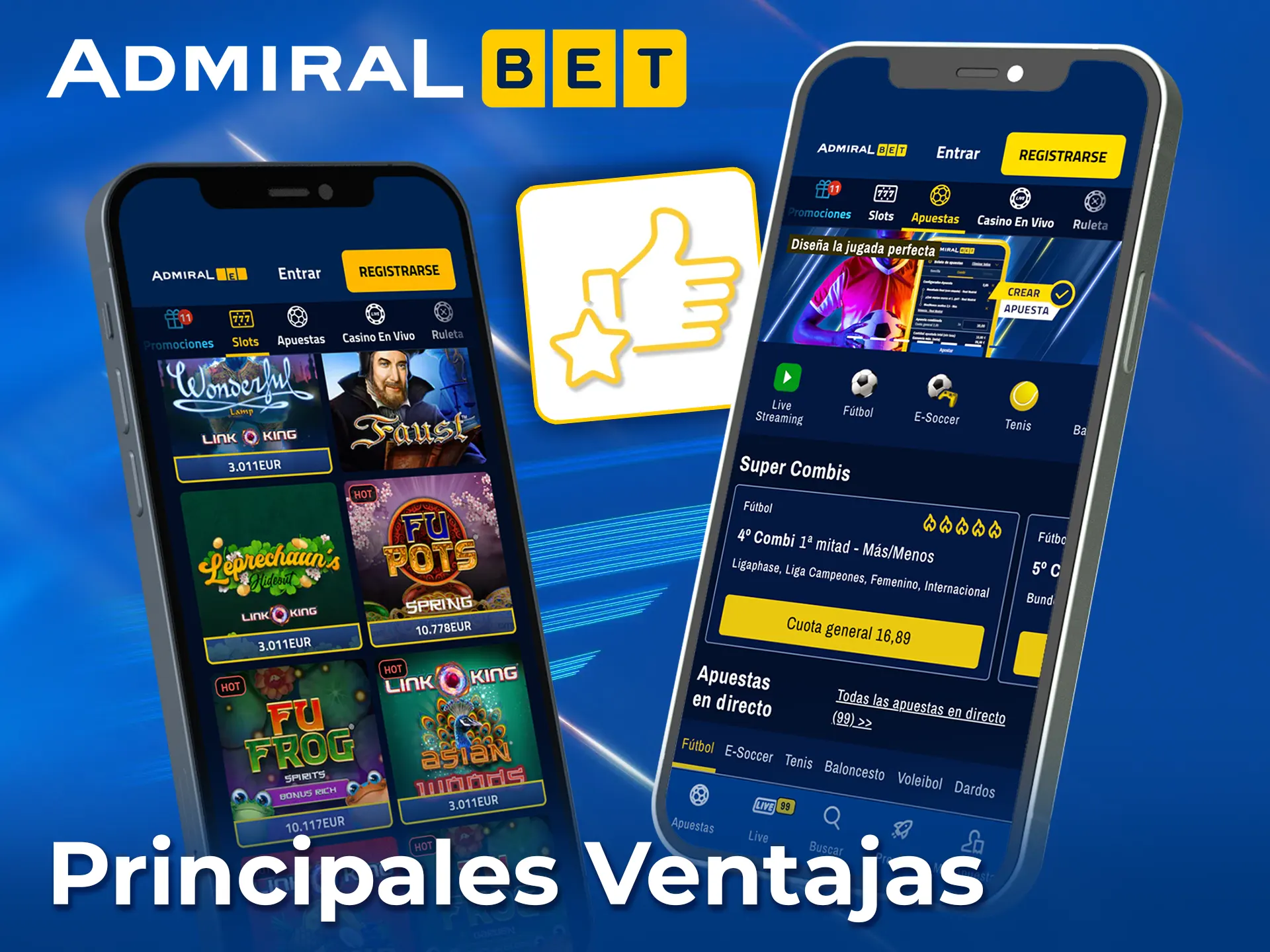 Descubre por qué jugar desde la app AdmiralBet es mejor.