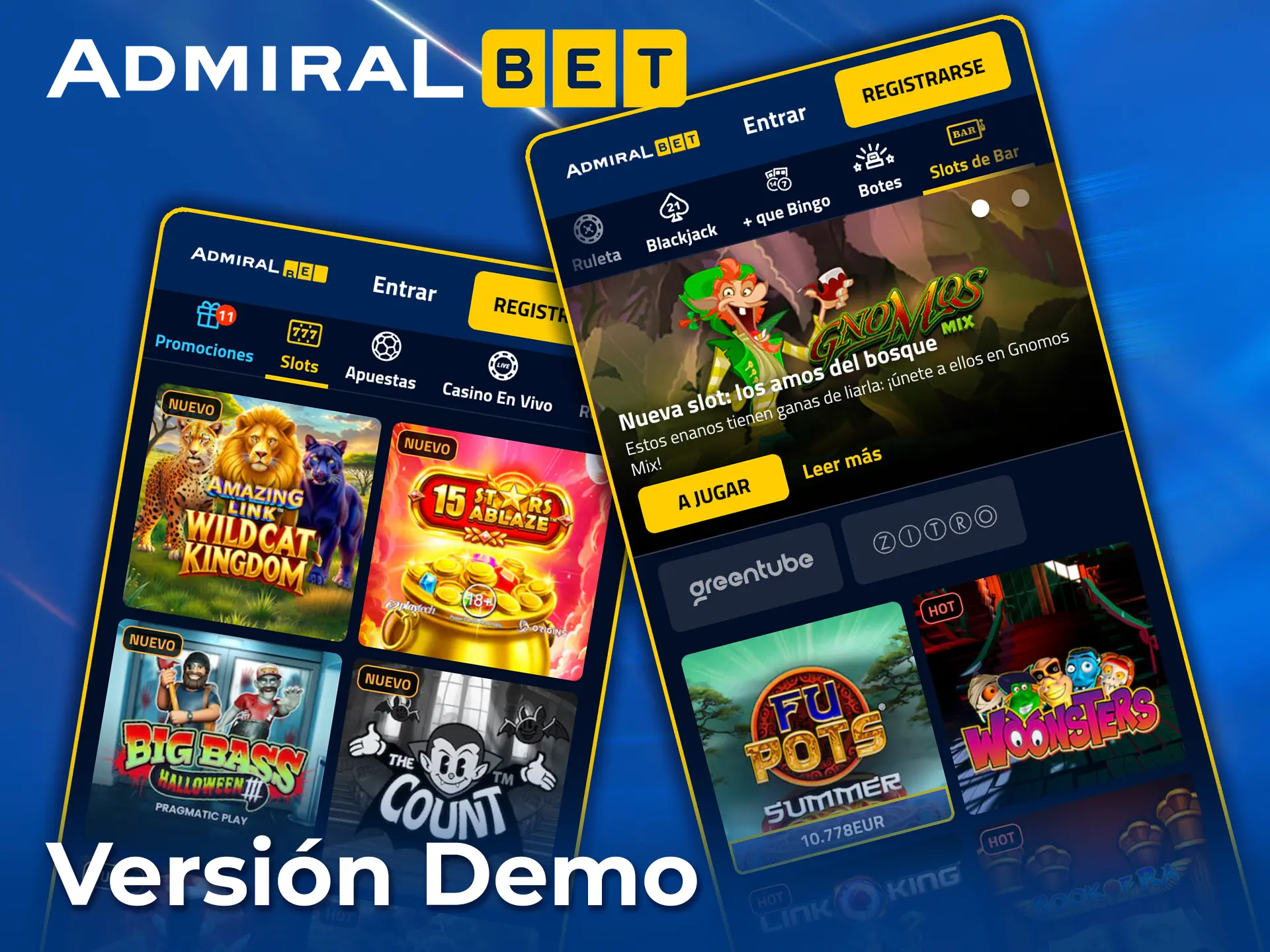 Descubre juegos de AdmiralBet con nuestra demo gratuita.