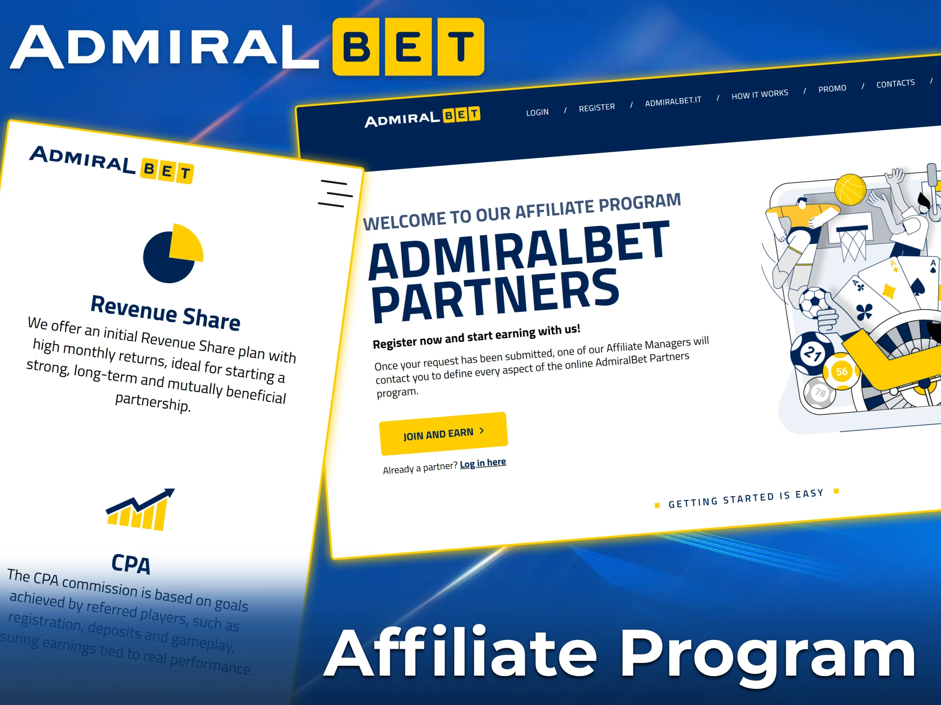 Join AdmiralBet’s affiliate network for support and performance.