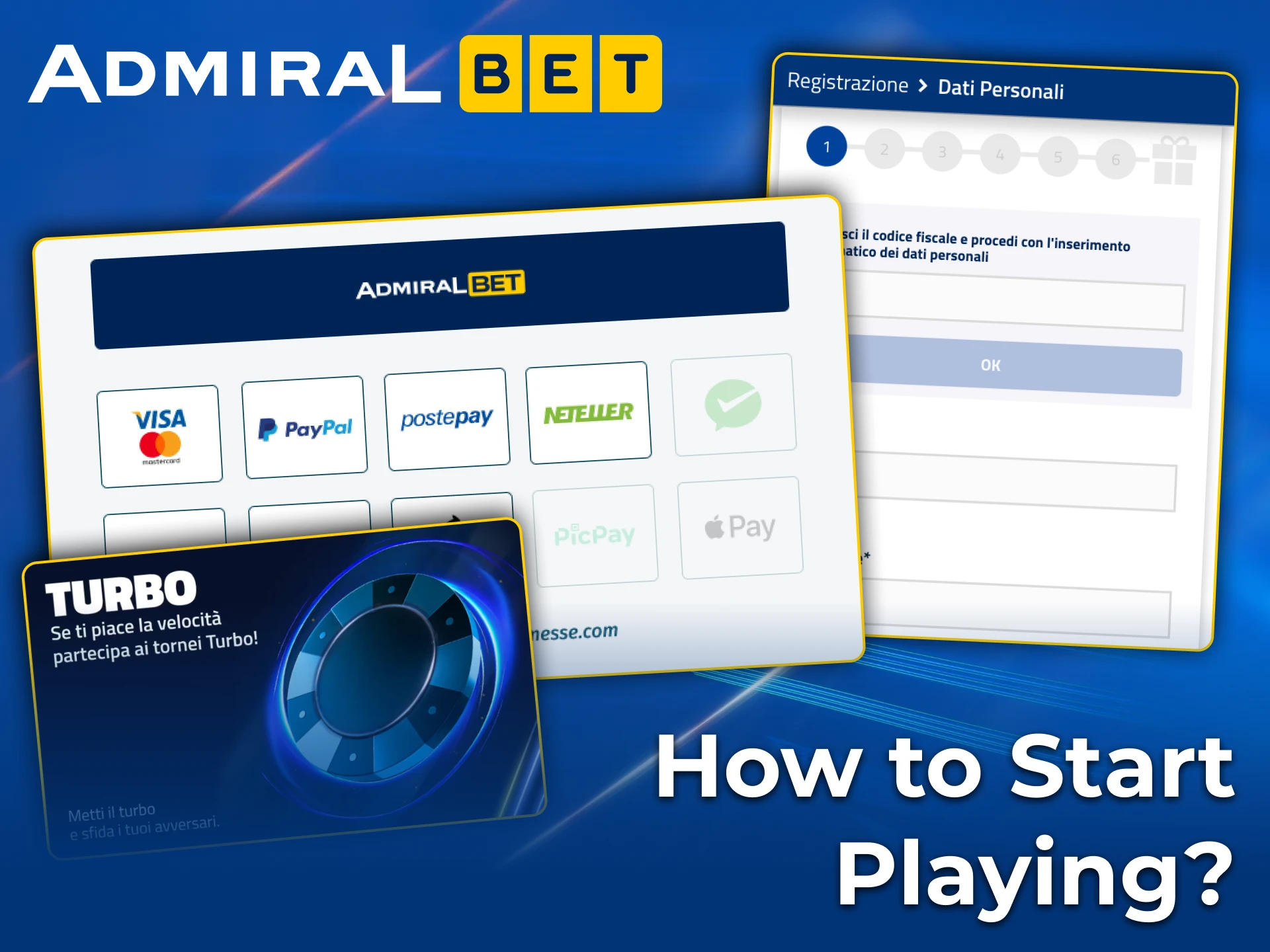 Log in and make a deposit to access the AdmiralBet online casino's poker games.