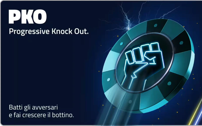 Learn more about the Progressive Knock Out (PKO) tournament at AdmiralBet online casino.