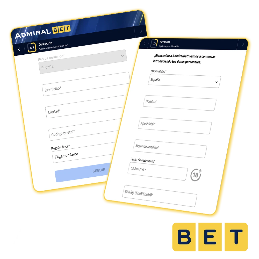 Regístrate en AdmiralBet y empieza a ganar hoy.