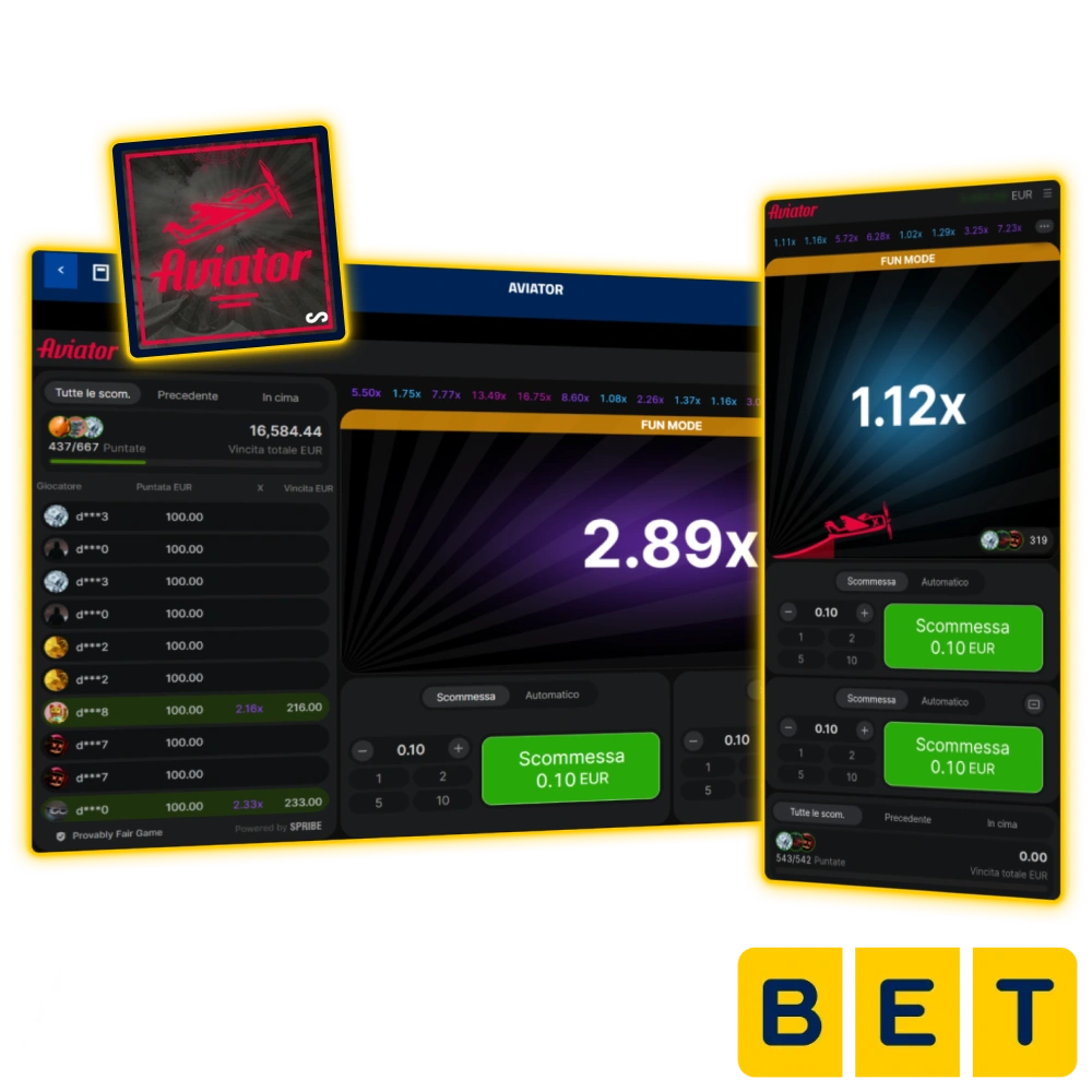 Gioca subito all'entusiasmante gioco Aviator e insegui i moltiplicatori su AdmiralBet.