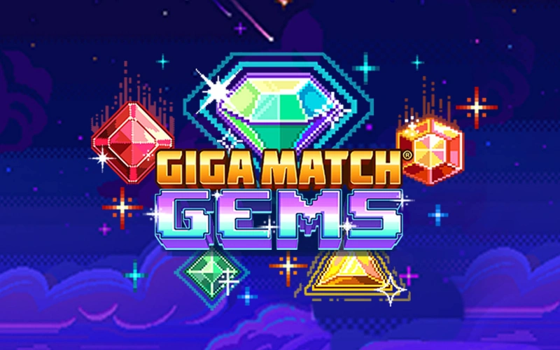 Match sparkling gems and win huge prizes playing Giga Match Gems at AdmiralBet.