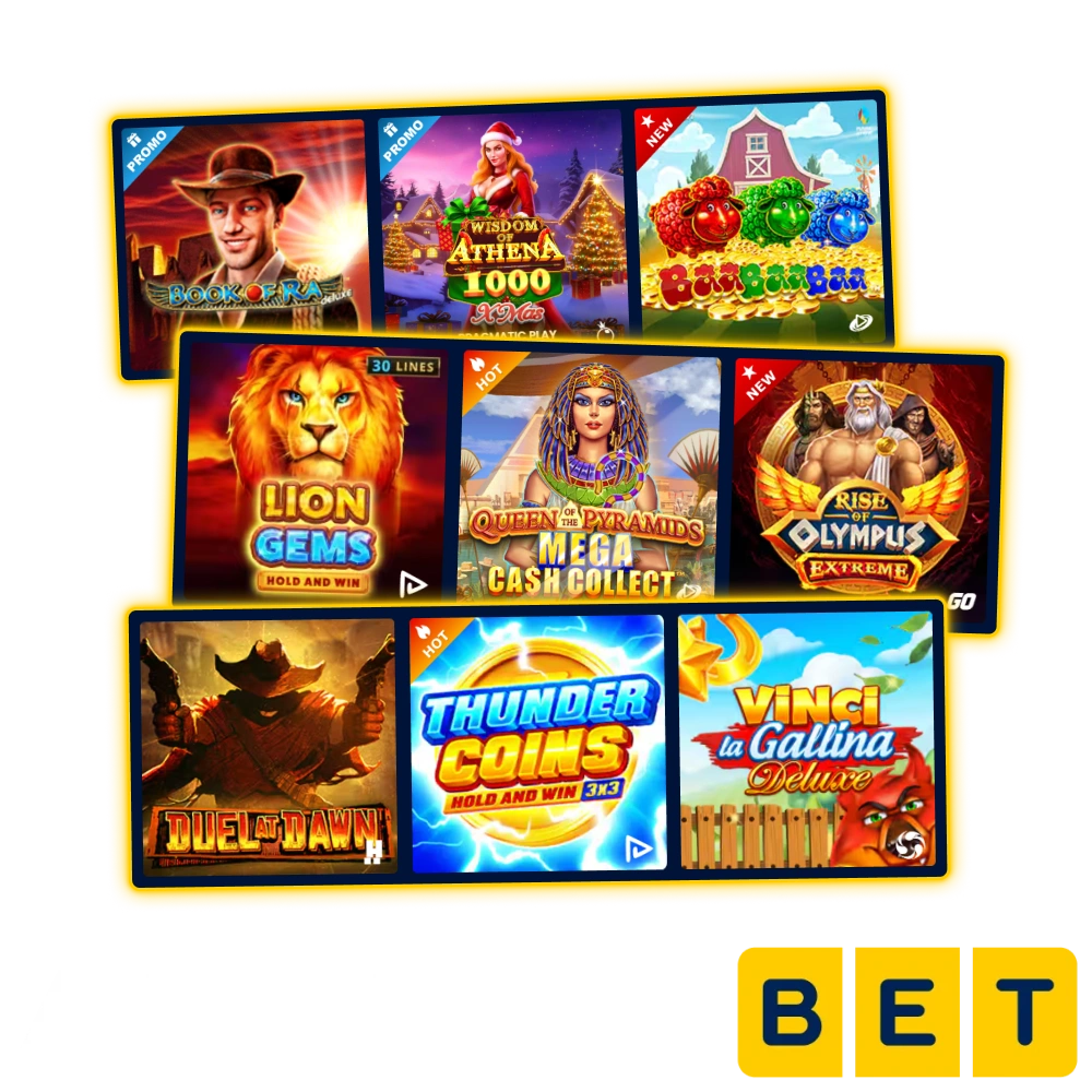 Play thousands of the best slots and win at AdmiralBet.