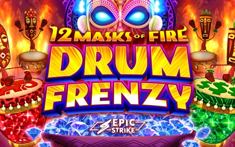 Feel the rhythm and get rich playing 12 Masks of Fire at AdmiralBet.